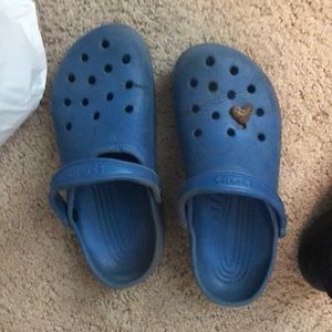 Blue crocs